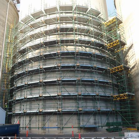 Kwikstage Scaffolding for Industrial Project